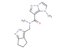 N,1-dimethyl-N-(2,4,5,6-tetrahydrocyclopenta[c]pyrazol-3-ylmethyl)-1H-imidazo[1,2-b]pyrazole-7-carboxamide