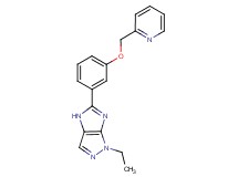 1-ethyl-5-[3-(2-pyridinylmethoxy)phenyl]-1,4-dihydroimidazo[4,5-c]pyrazole