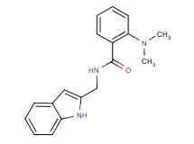 2-(dimethylamino)-N-(1H-indol-2-ylmethyl)benzamide trifluoroacetate