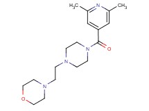 4-{2-[4-(2,6-dimethylisonicotinoyl)piperazin-1-yl]ethyl}morpholine