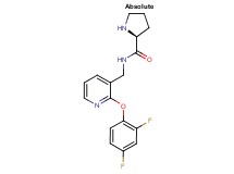 N-{[2-(2,4-difluorophenoxy)pyridin-3-yl]methyl}-L-prolinamide