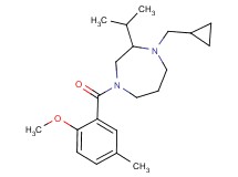1-(cyclopropylmethyl)-2-isopropyl-4-(2-methoxy-5-methylbenzoyl)-1,4-diazepane