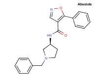 N-[(3S)-1-benzylpyrrolidin-3-yl]-5-phenylisoxazole-4-carboxamide