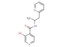 3-hydroxy-N-(1-methyl-2-pyridin-2-ylethyl)isonicotinamide