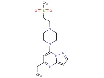 5-ethyl-7-{4-[2-(methylsulfonyl)ethyl]-1-piperazinyl}pyrazolo[1,5-a]pyrimidine