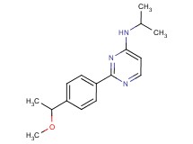 N-isopropyl-2-[4-(1-methoxyethyl)phenyl]pyrimidin-4-amine