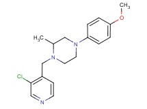 1-[(3-chloropyridin-4-yl)methyl]-4-(4-methoxyphenyl)-2-methylpiperazine