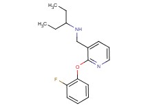 (1-ethylpropyl){[2-(2-fluorophenoxy)-3-pyridinyl]methyl}amine