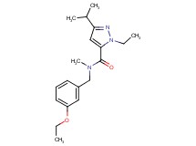 N-(3-ethoxybenzyl)-1-ethyl-3-isopropyl-N-methyl-1H-pyrazole-5-carboxamide