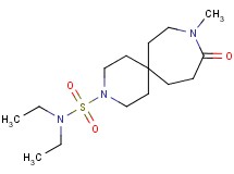 N,N-diethyl-9-methyl-10-oxo-3,9-diazaspiro[5.6]dodecane-3-sulfonamide