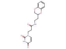 N-[2-(2,3-dihydro-1,4-benzodioxin-2-yl)ethyl]-3-(2,4-dioxo-3,4-dihydropyrimidin-1(2H)-yl)propanamide