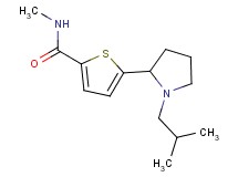 5-(1-isobutyl-2-pyrrolidinyl)-N-methyl-2-thiophenecarboxamide trifluoroacetate