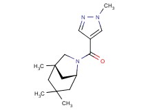 (1S*,5R*)-1,3,3-trimethyl-6-[(1-methyl-1H-pyrazol-4-yl)carbonyl]-6-azabicyclo[3.2.1]octane