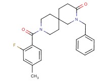2-benzyl-9-(2-fluoro-4-methylbenzoyl)-2,9-diazaspiro[5.5]undecan-3-one