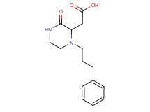 [3-oxo-1-(3-phenylpropyl)-2-piperazinyl]acetic acid