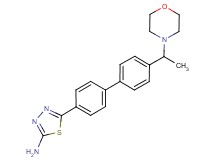5-[4'-(1-morpholin-4-ylethyl)biphenyl-4-yl]-1,3,4-thiadiazol-2-amine