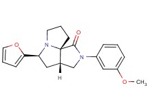 (3aS*,5S*,9aS*)-5-(2-furyl)-2-(3-methoxyphenyl)hexahydro-7H-pyrrolo[3,4-g]pyrrolizin-1(2H)-one
