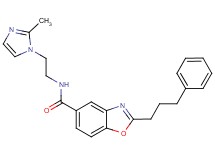 N-[2-(2-methyl-1H-imidazol-1-yl)ethyl]-2-(3-phenylpropyl)-1,3-benzoxazole-5-carboxamide