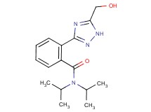2-[5-(hydroxymethyl)-1H-1,2,4-triazol-3-yl]-N,N-diisopropylbenzamide