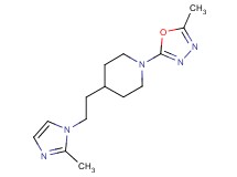 4-[2-(2-methyl-1H-imidazol-1-yl)ethyl]-1-(5-methyl-1,3,4-oxadiazol-2-yl)piperidine