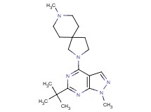 2-(6-tert-butyl-1-methyl-1H-pyrazolo[3,4-d]pyrimidin-4-yl)-8-methyl-2,8-diazaspiro[4.5]decane