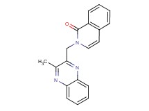 2-[(3-methylquinoxalin-2-yl)methyl]isoquinolin-1(2H)-one