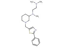 N,N,N'-trimethyl-N'-{1-[(2-phenyl-1,3-thiazol-5-yl)methyl]-3-piperidinyl}-1,2-ethanediamine