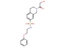 2-glycoloyl-N-(2-phenoxyethyl)-1,2,3,4-tetrahydroisoquinoline-7-sulfonamide