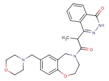 4-{1-methyl-2-[7-(4-morpholinylmethyl)-2,3-dihydro-1,4-benzoxazepin-4(5H)-yl]-2-oxoethyl}-1(2H)-phthalazinone