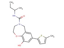 N-(sec-butyl)-9-hydroxy-7-(5-methyl-2-thienyl)-2,3-dihydro-1,4-benzoxazepine-4(5H)-carboxamide