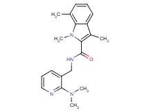 N-{[2-(dimethylamino)pyridin-3-yl]methyl}-1,3,7-trimethyl-1H-indole-2-carboxamide