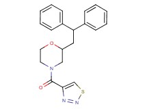 2-(2,2-diphenylethyl)-4-(1,2,3-thiadiazol-4-ylcarbonyl)morpholine