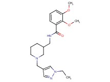 N-({1-[(1-ethyl-1H-pyrazol-4-yl)methyl]-3-piperidinyl}methyl)-2,3-dimethoxybenzamide