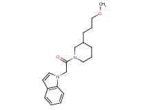 1-{2-[3-(3-methoxypropyl)-1-piperidinyl]-2-oxoethyl}-1H-indole