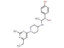 4-((1S*,2R*)-2-{[1-(6-ethyl-2-methylpyrimidin-4-yl)piperidin-4-yl]amino}-1-hydroxypropyl)phenol