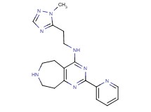 N-[2-(1-methyl-1H-1,2,4-triazol-5-yl)ethyl]-2-pyridin-2-yl-6,7,8,9-tetrahydro-5H-pyrimido[4,5-d]azepin-4-amine