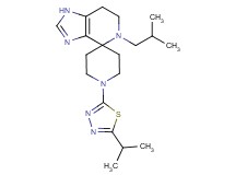 5-isobutyl-1'-(5-isopropyl-1,3,4-thiadiazol-2-yl)-1,5,6,7-tetrahydrospiro[imidazo[4,5-c]pyridine-4,4'-piperidine]