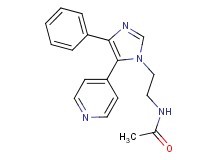 N-[2-(4-phenyl-5-pyridin-4-yl-1H-imidazol-1-yl)ethyl]acetamide