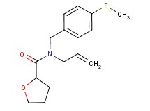 N-allyl-N-[4-(methylthio)benzyl]tetrahydrofuran-2-carboxamide