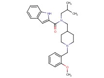 N-isobutyl-N-{[1-(2-methoxybenzyl)-4-piperidinyl]methyl}-1H-indole-2-carboxamide