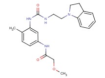 N-{3-[({[2-(2,3-dihydro-1H-indol-1-yl)ethyl]amino}carbonyl)amino]-4-methylphenyl}-2-methoxyacetamide