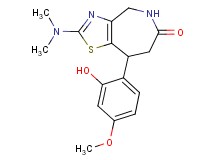 2-(dimethylamino)-8-(2-hydroxy-4-methoxyphenyl)-4,5,7,8-tetrahydro-6H-[1,3]thiazolo[4,5-c]azepin-6-one