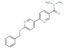6'-(benzyloxy)-N,N-dimethyl-2,3'-bipyridine-5-carboxamide
