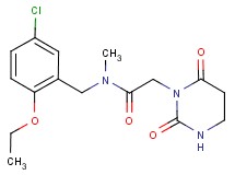 N-(5-chloro-2-ethoxybenzyl)-2-(2,6-dioxotetrahydropyrimidin-1(2H)-yl)-N-methylacetamide