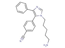 4-[1-(5-aminopentyl)-4-phenyl-1H-imidazol-5-yl]benzonitrile dihydrochloride