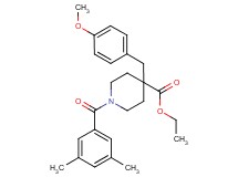 ethyl 1-(3,5-dimethylbenzoyl)-4-(4-methoxybenzyl)-4-piperidinecarboxylate