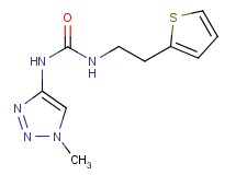 N-(1-methyl-1H-1,2,3-triazol-4-yl)-N'-[2-(2-thienyl)ethyl]urea