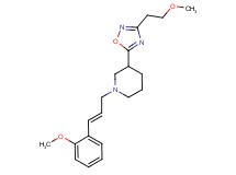 3-[3-(2-methoxyethyl)-1,2,4-oxadiazol-5-yl]-1-[(2E)-3-(2-methoxyphenyl)-2-propen-1-yl]piperidine