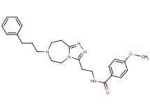 4-methoxy-N-{2-[7-(3-phenylpropyl)-6,7,8,9-tetrahydro-5H-[1,2,4]triazolo[4,3-d][1,4]diazepin-3-yl]ethyl}benzamide