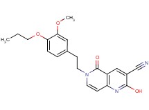2-hydroxy-6-[2-(3-methoxy-4-propoxyphenyl)ethyl]-5-oxo-5,6-dihydro-1,6-naphthyridine-3-carbonitrile
